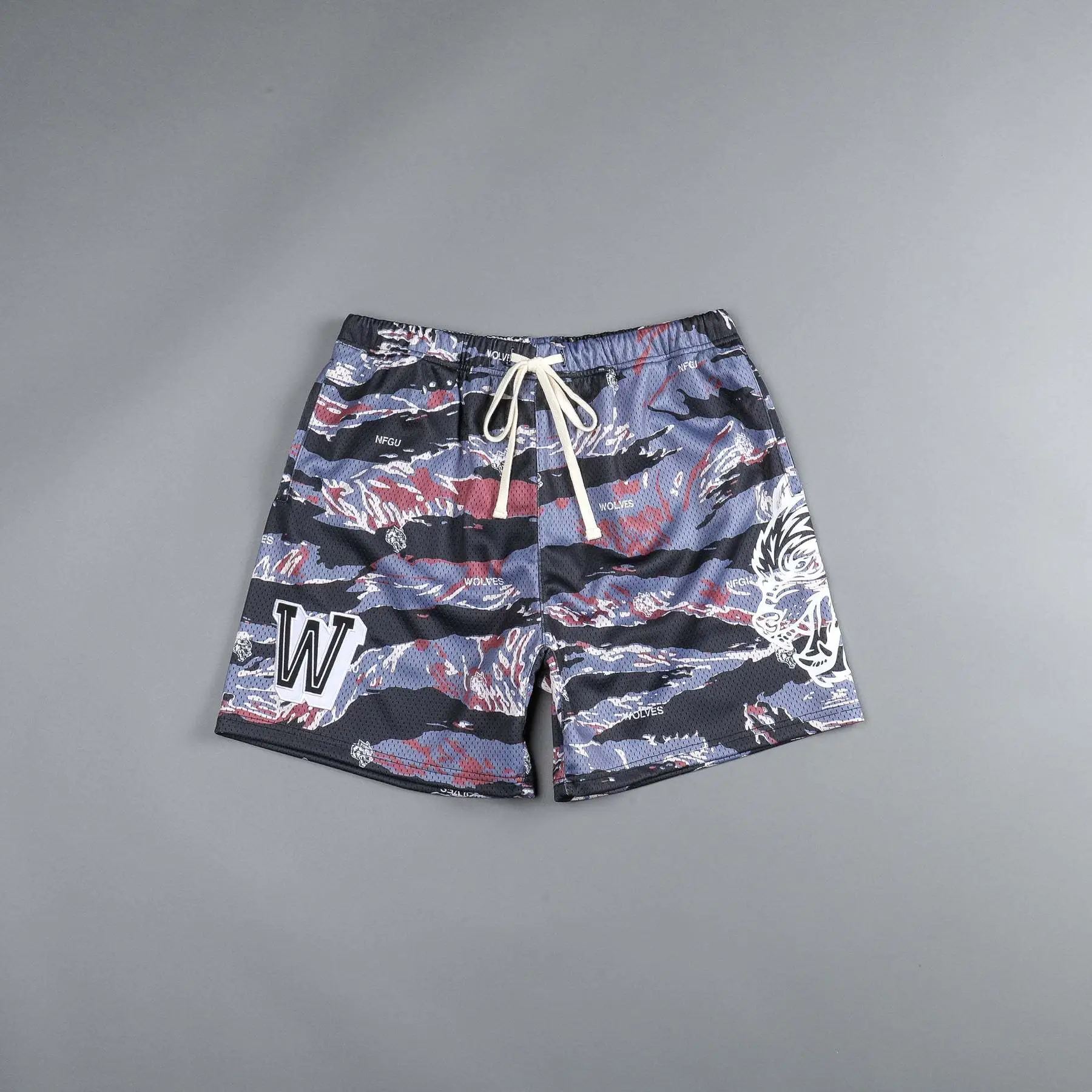Men Camo Printed Drawstring Shorts 2023 - Image 2