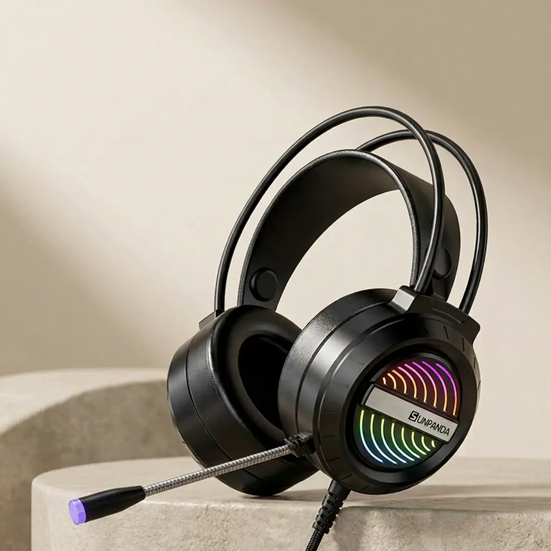 Wired Gaming Headset – 7.1 Audio, RGB Lights, Mic