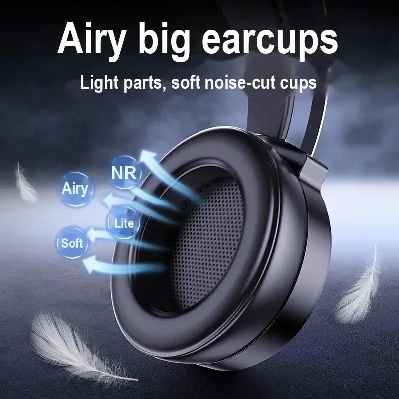 Wired Gaming Headset – 7.1 Audio, RGB Lights, Mic