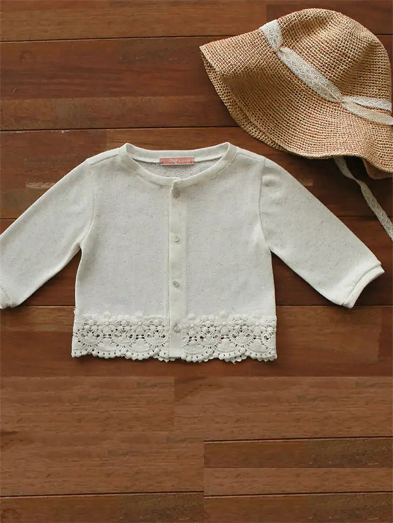 Girls' Pink Knitted Cardigan Sun Protection 2025 - Image 2