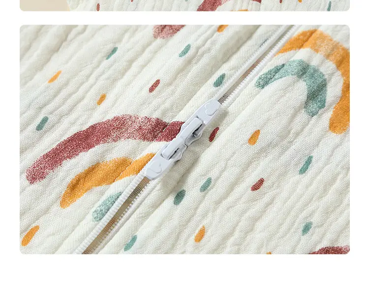 Newborn Baby Swaddling Bag Cotton Gauze Anti-Scare Spring Summer — feature 12