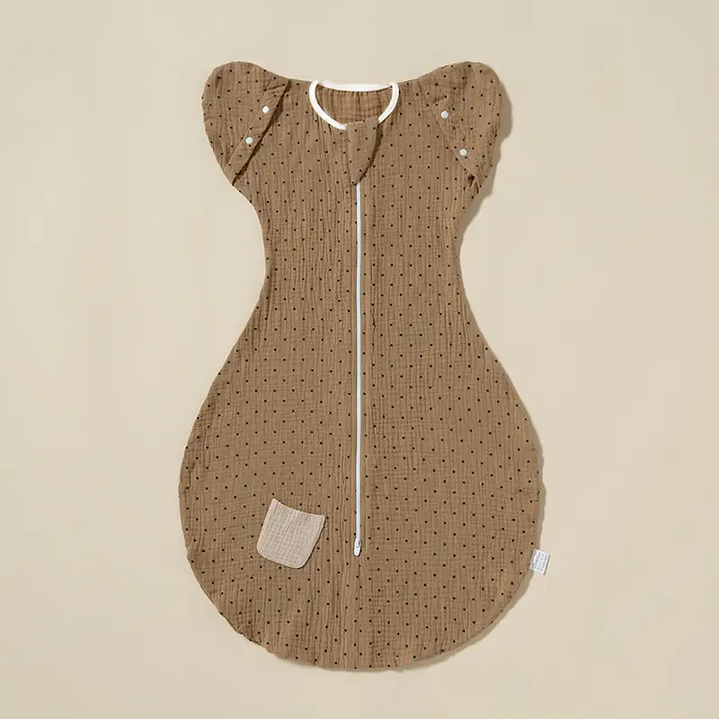 Newborn Baby Swaddling Bag Cotton Gauze Anti-Scare Spring Summer - Image 8