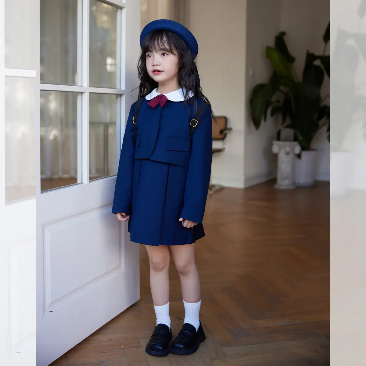 Children's College Style 2-Piece Vesper Shirt Set — feature 12