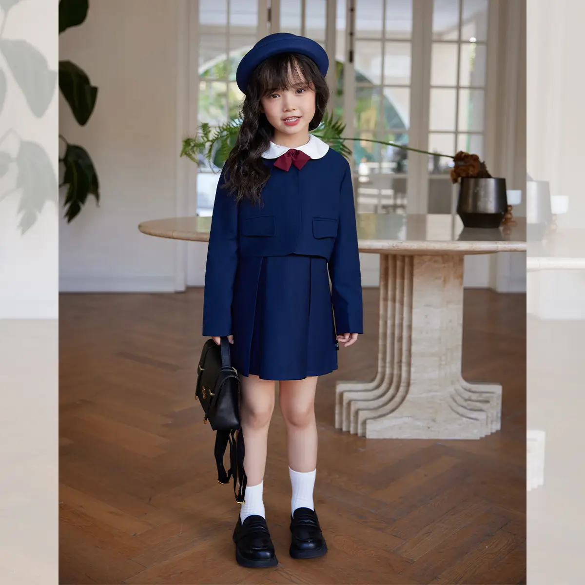 Children's College Style 2-Piece Vesper Shirt Set — feature 13
