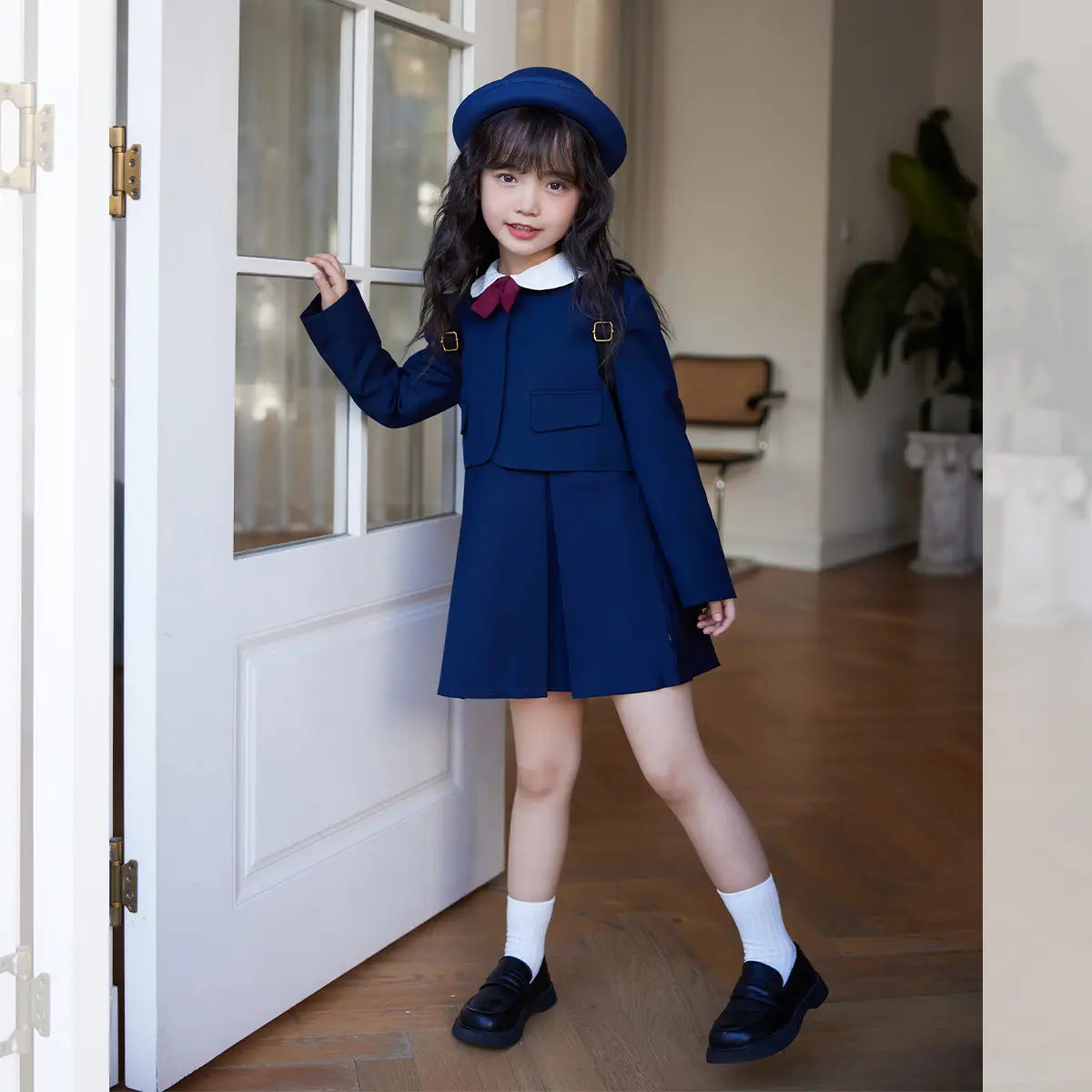 Children's College Style 2-Piece Vesper Shirt Set — feature 14
