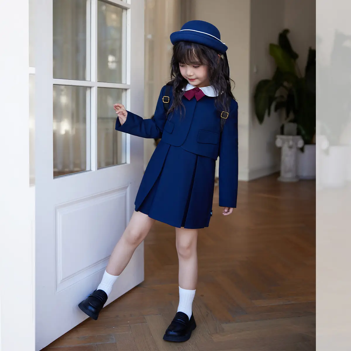 Children's College Style 2-Piece Vesper Shirt Set — feature 15