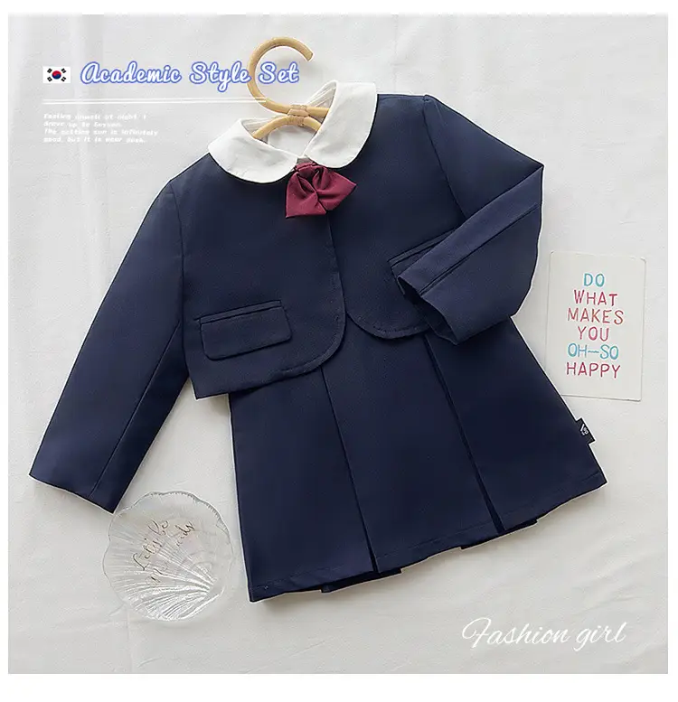 Children's College Style 2-Piece Vesper Shirt Set — feature 18