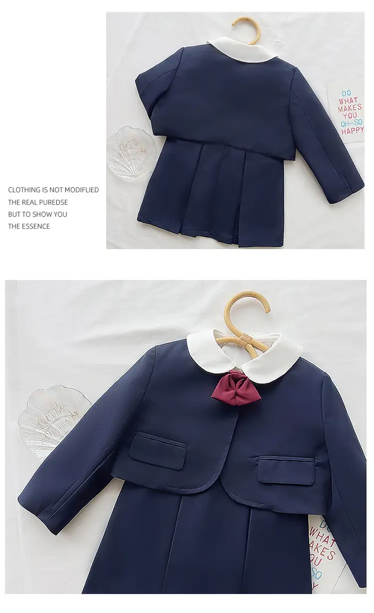 Children's College Style 2-Piece Vesper Shirt Set — feature 23