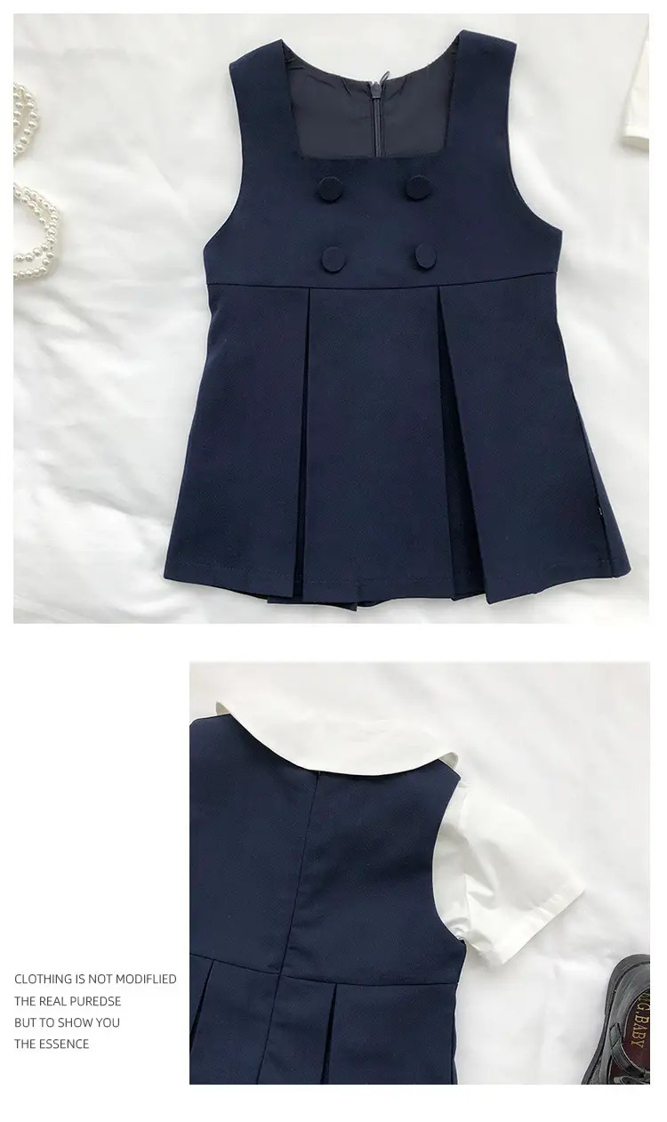 Children's College Style 2-Piece Vesper Shirt Set — feature 38