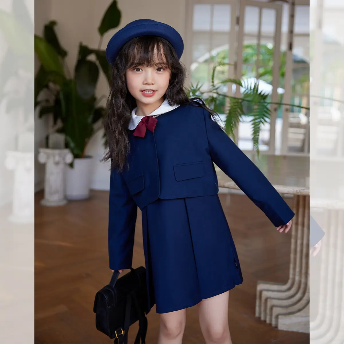 Children's College Style 2-Piece Vesper Shirt Set — feature 8