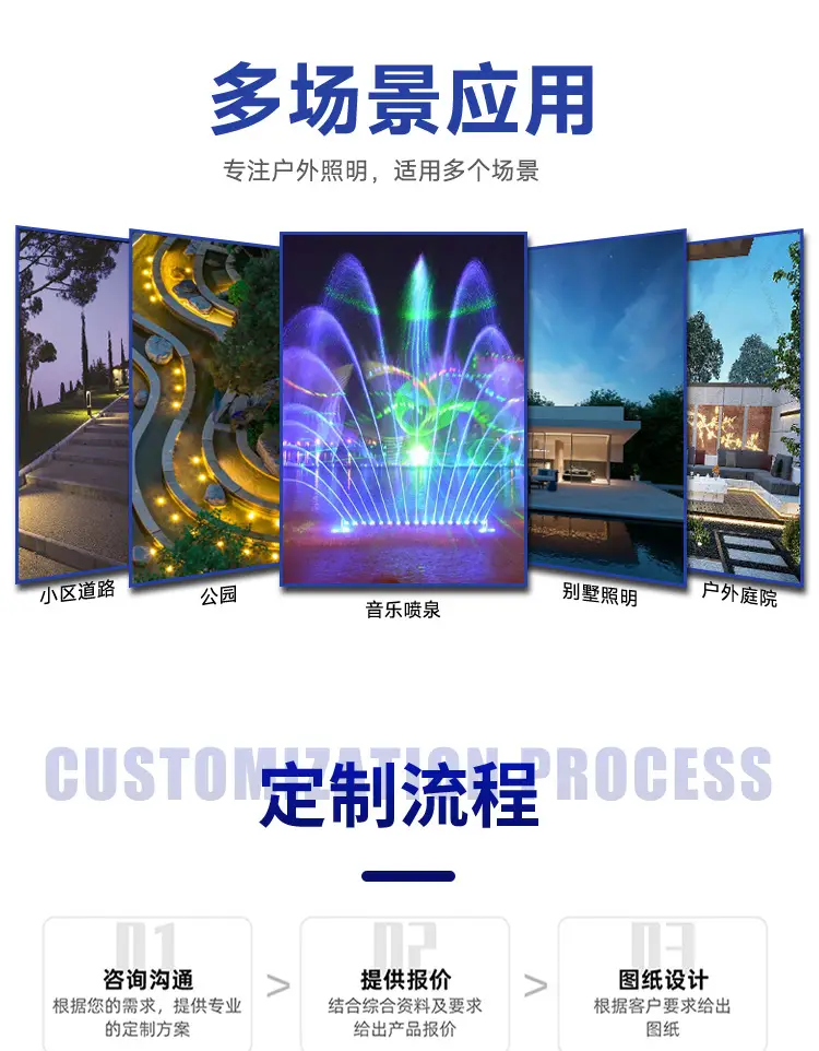 Underwater lamp led waterproof underwater pool landscape fish pool colorful fish tank swimming pool rockery fountain spotlight 24V12V — feature 11