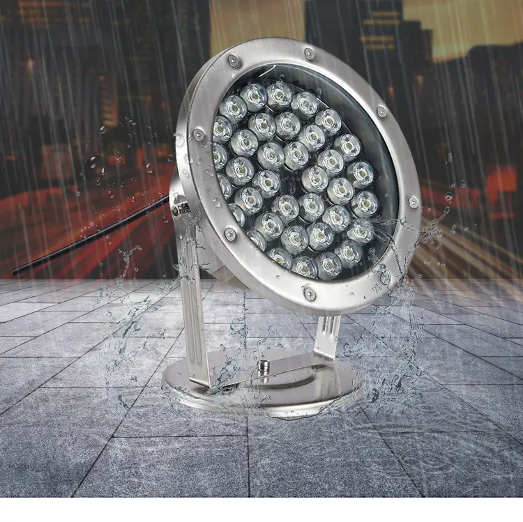 Underwater lamp led waterproof underwater pool landscape fish pool colorful fish tank swimming pool rockery fountain spotlight 24V12V — feature 8