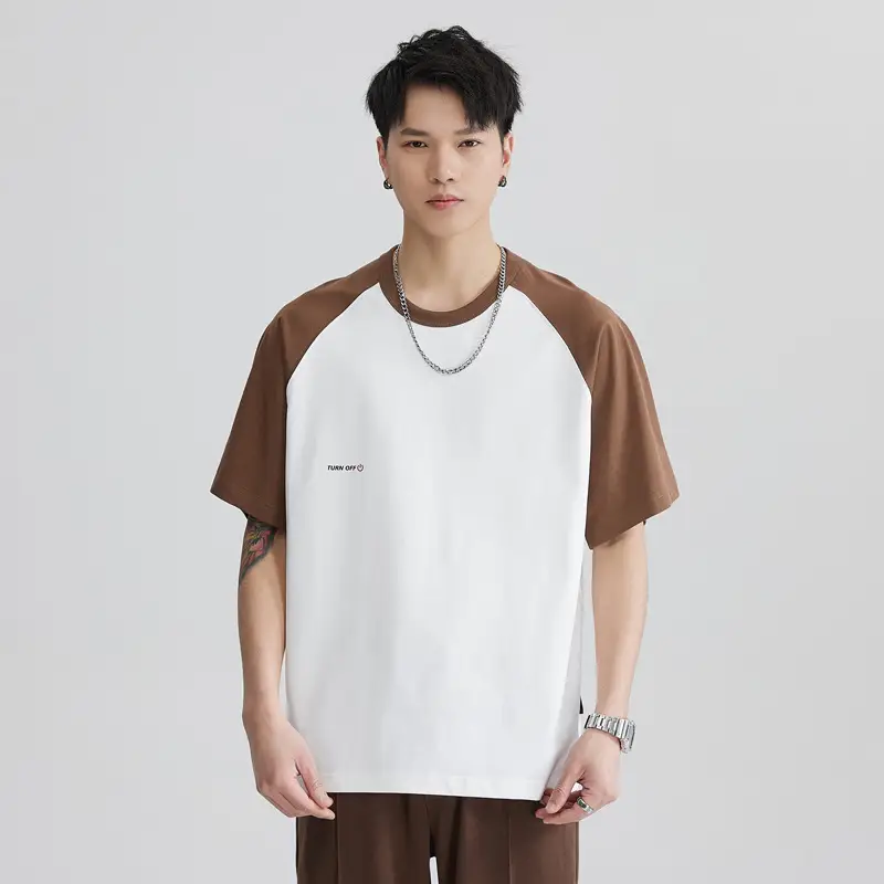 Men's Black White T-Shirt Large Summer Wear - Image 6