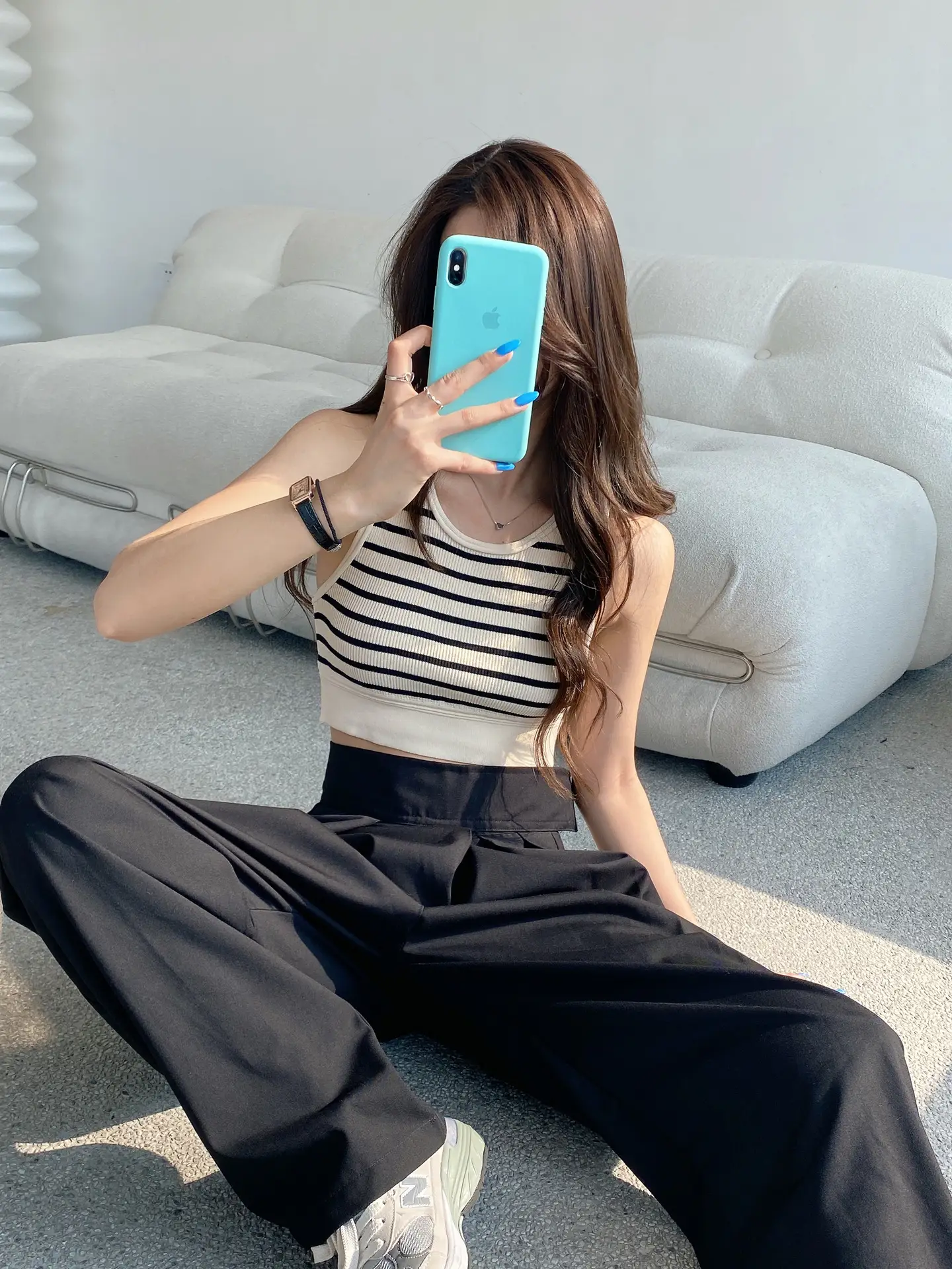 Women Striped Knitted Camisole 2025 Summer Hot — feature 11