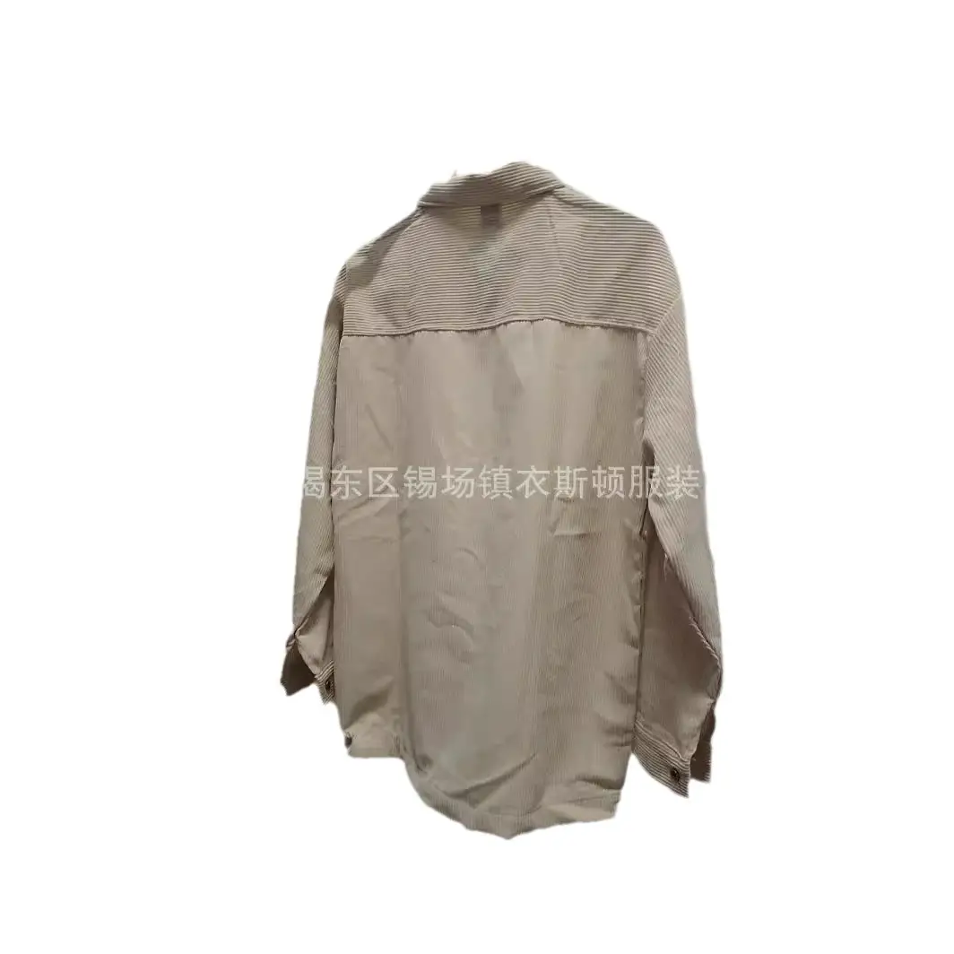 Eston Corduroy Shirt Men Summer Loose Top New Label - Image 8
