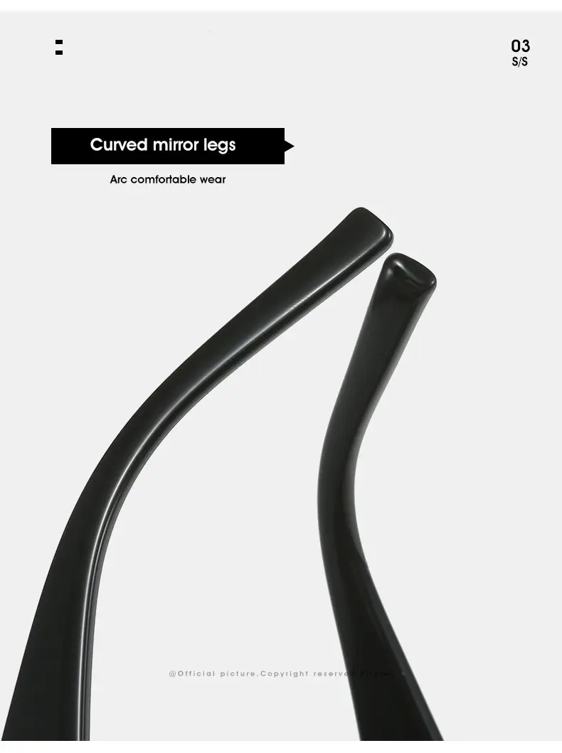 Blue Square Sunglasses for Women with Dark Tinted Patches — feature 17