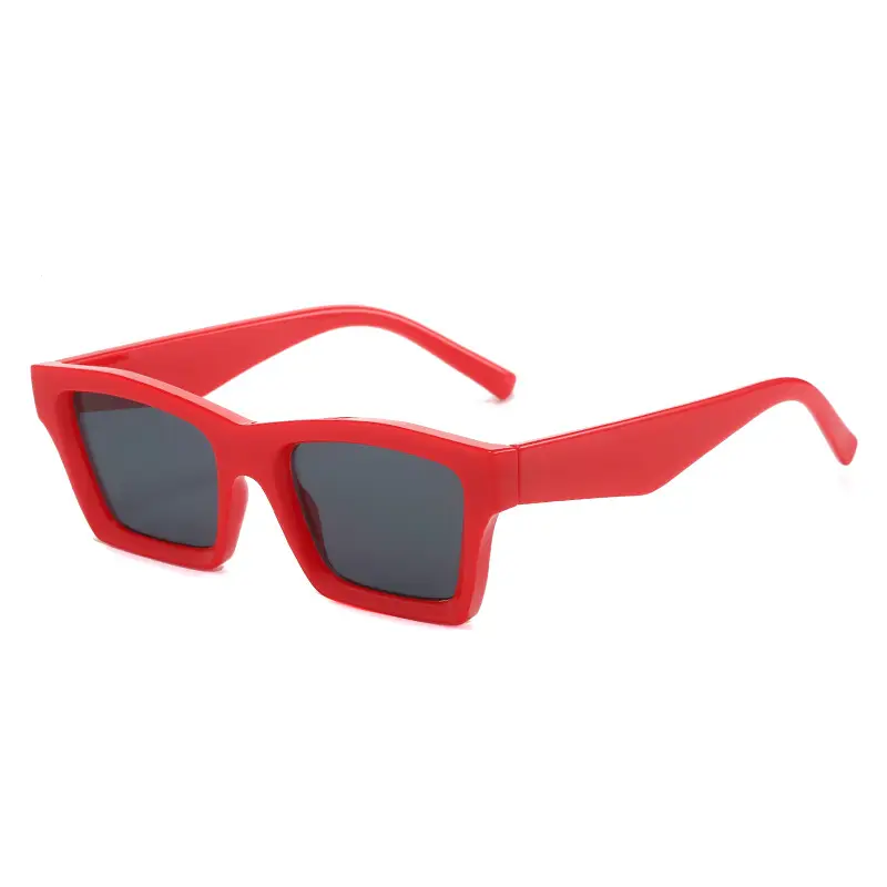 Blue Square Sunglasses for Women with Dark Tinted Patches