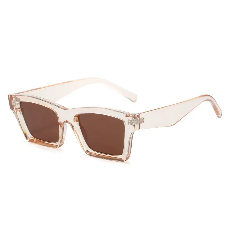 Blue Square Sunglasses for Women with Dark Tinted Patches