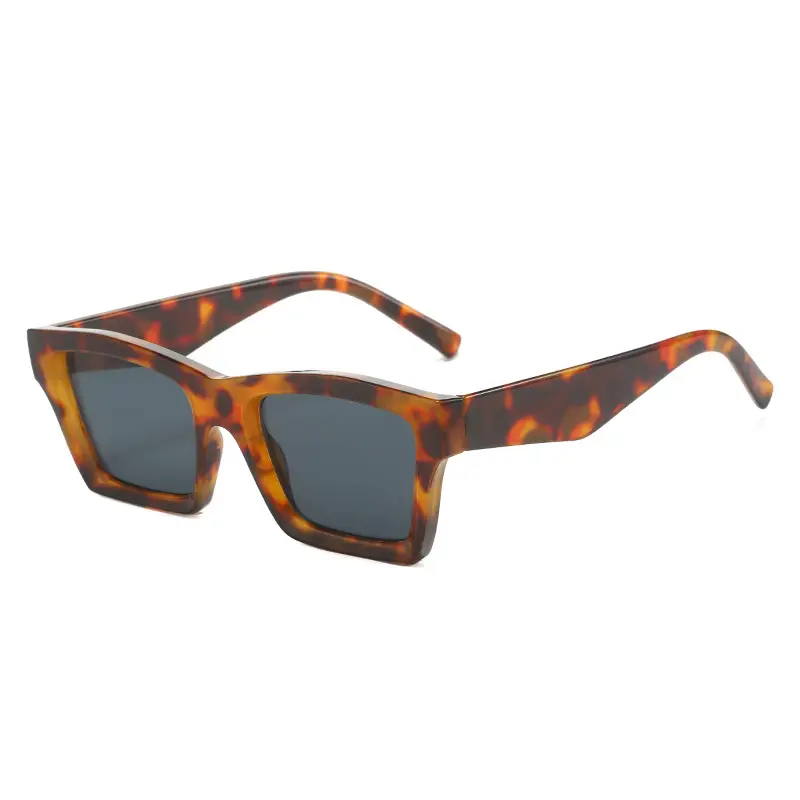 Blue Square Sunglasses for Women with Dark Tinted Patches