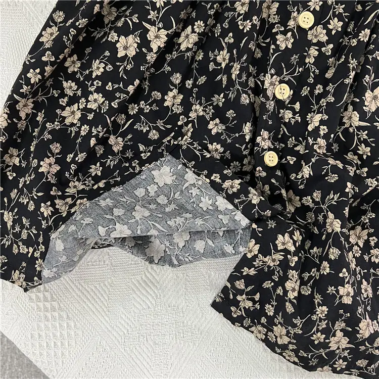 Black Floral Baby Skirt Korean Style Dropshipping - Image 3
