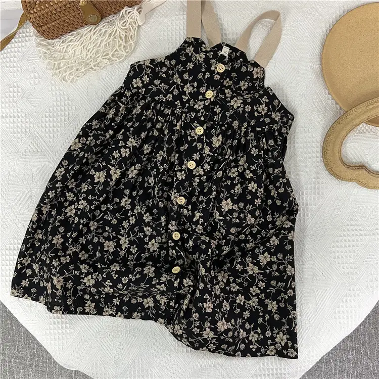 Black Floral Baby Skirt Korean Style Dropshipping - Image 4