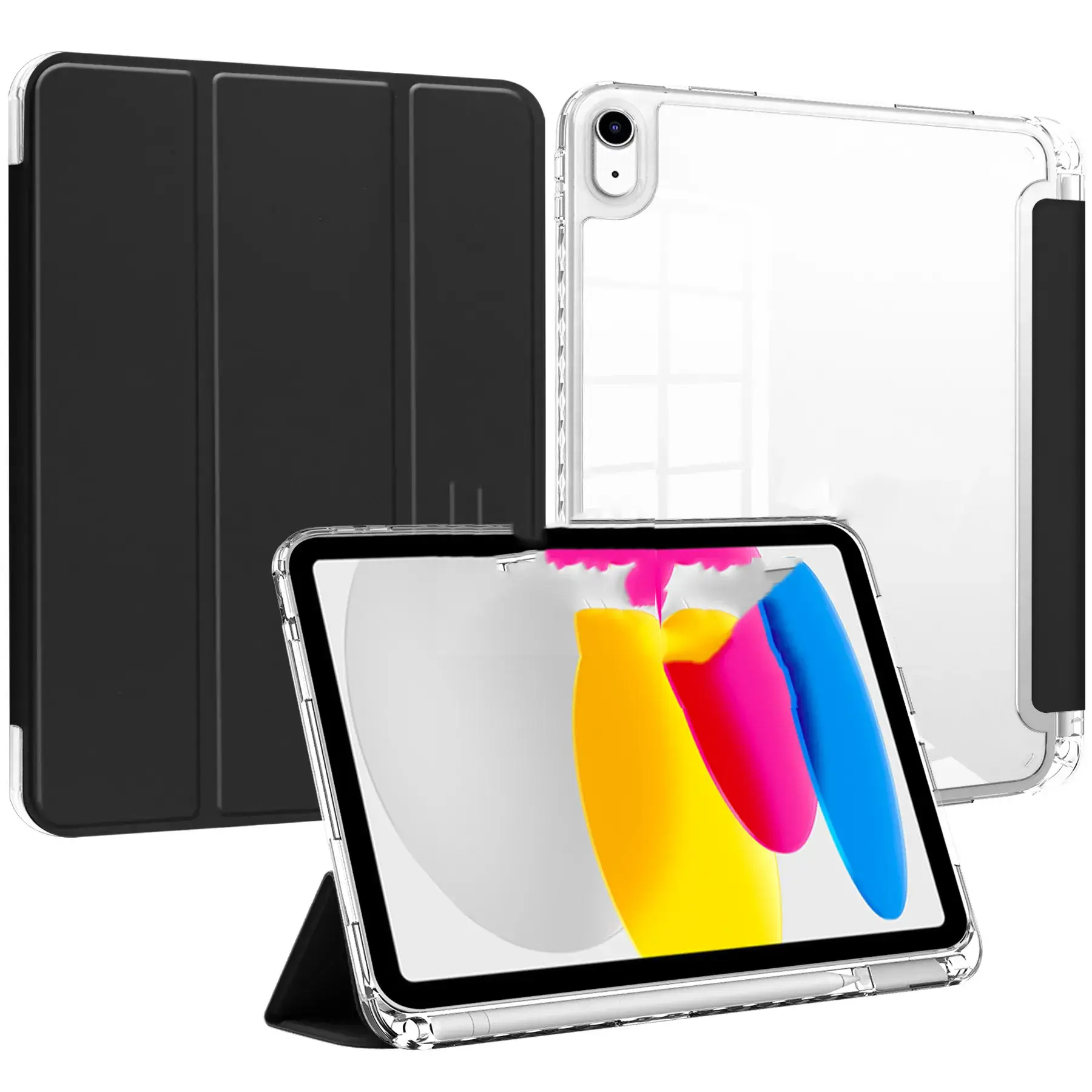 IPad Protective Case Acrylic Green with Pen Slot