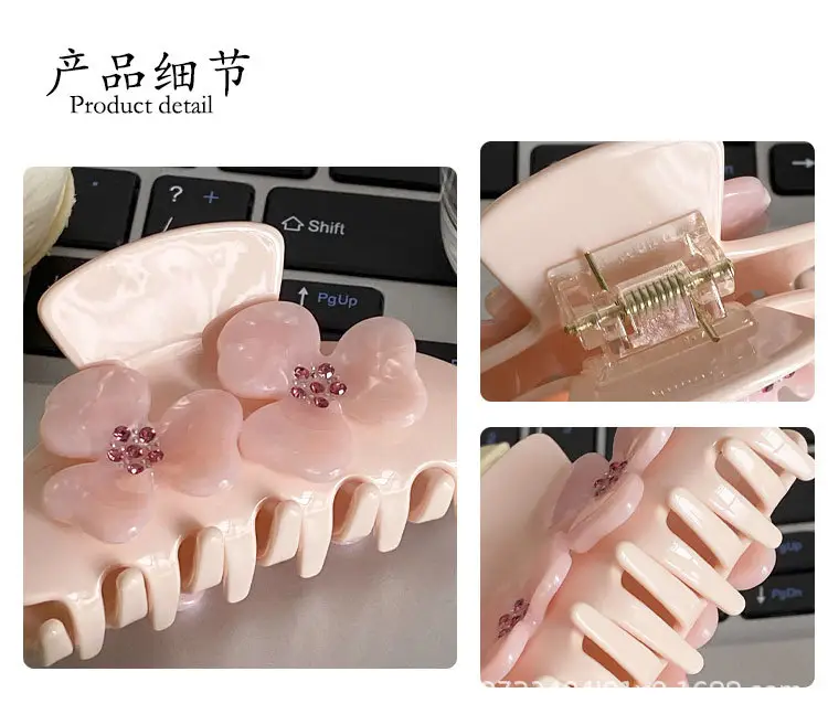 Korean Style Diamond Encrusted Hair Clips Set — feature 2