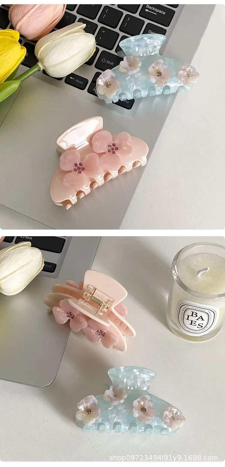 Korean Style Diamond Encrusted Hair Clips Set — feature 6