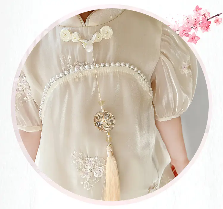 Girls Embroidered Cheongsam Dress Summer 2023 — feature 10