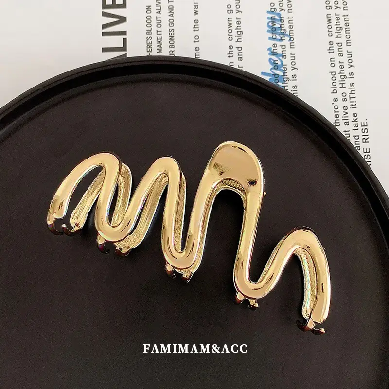 Metal Shark Clip for Women's Hairpin Large Size - Image 4