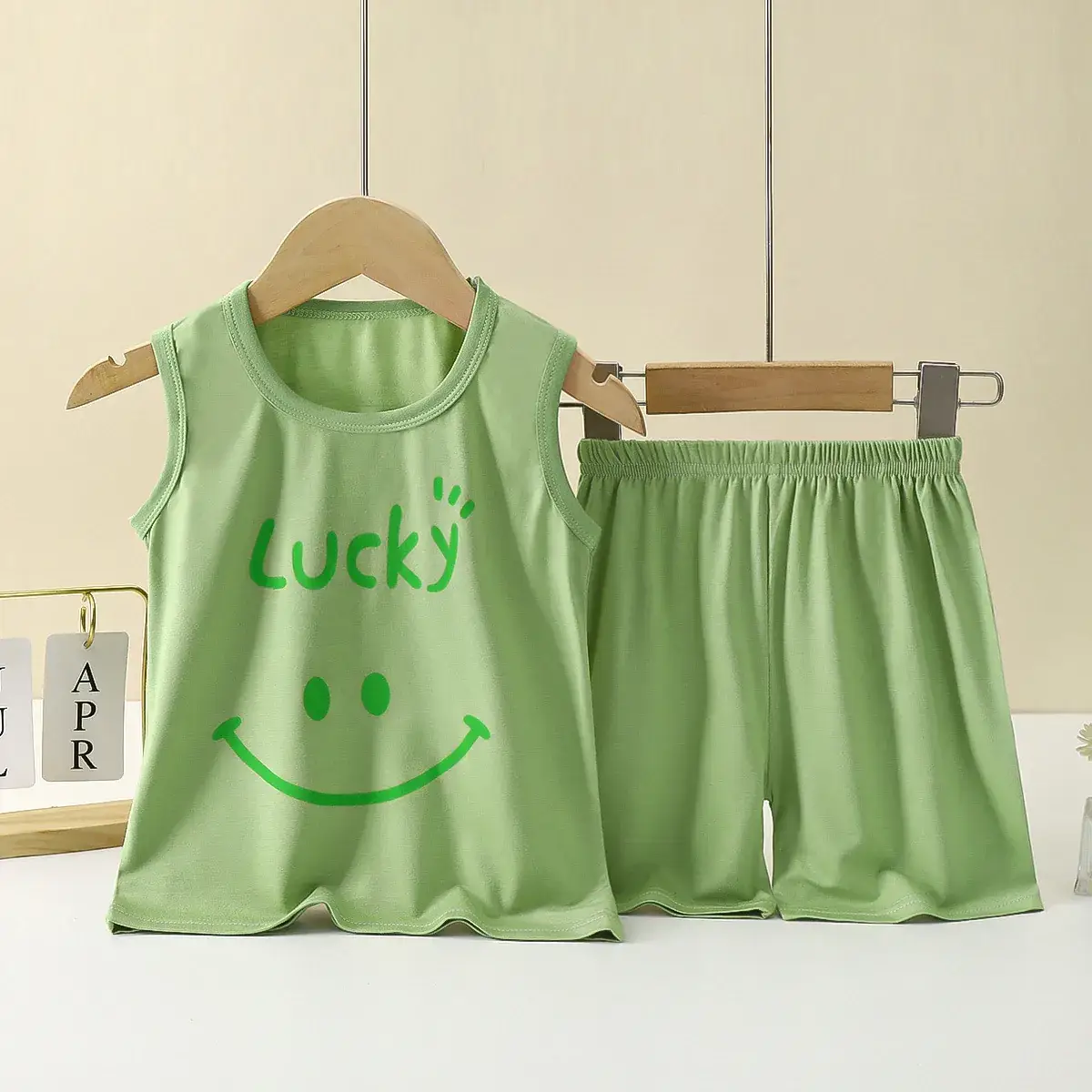 Summer Baby Boys and Girls Suit Modal Casual Vest Suspenders Kidsren's Clothing Kidsren's Suit Kidsren's Clothing Export - Image 5