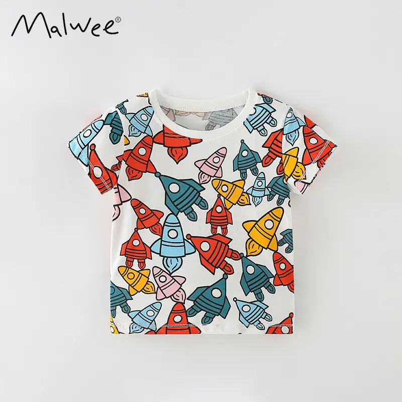 Malwee Boys Printed T-Shirt Summer New Design - Image 5