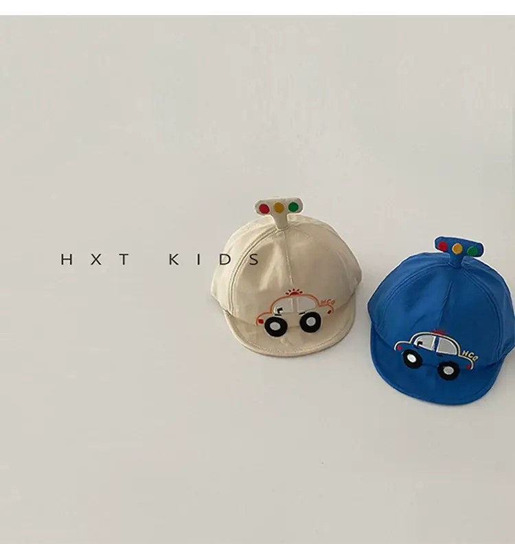 Baby Cap Sunscreen Cap with Car Design — feature 3