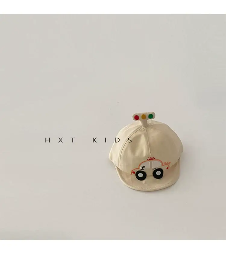 Baby Cap Sunscreen Cap with Car Design — feature 6