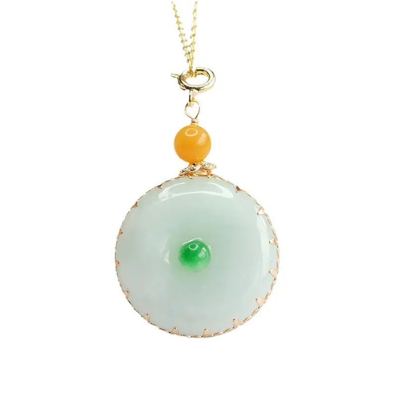 Guan Yu Jade Pendant Necklace with Safety Buckle - Image 6