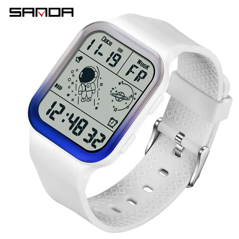 Astronaut-themed LED Digital Watch with Gradient Design - Image 13