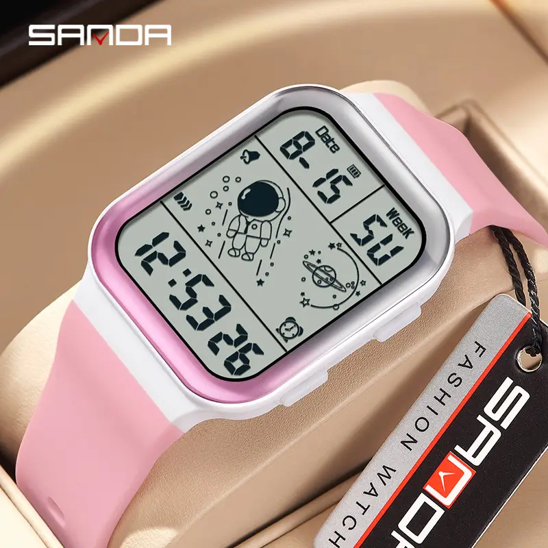 Astronaut-themed LED Digital Watch with Gradient Design - Image 14