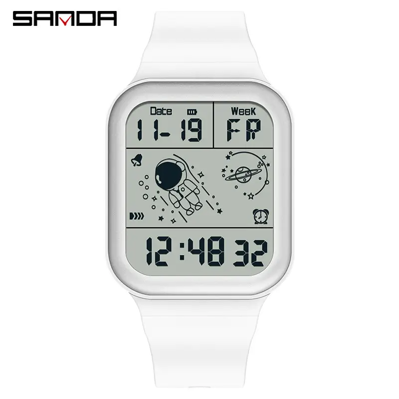 Astronaut-themed LED Digital Watch with Gradient Design - Image 9