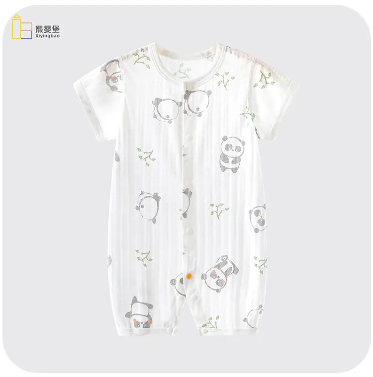Baby Ice Oxygen Cotton Summer Romper Class A — feature 13