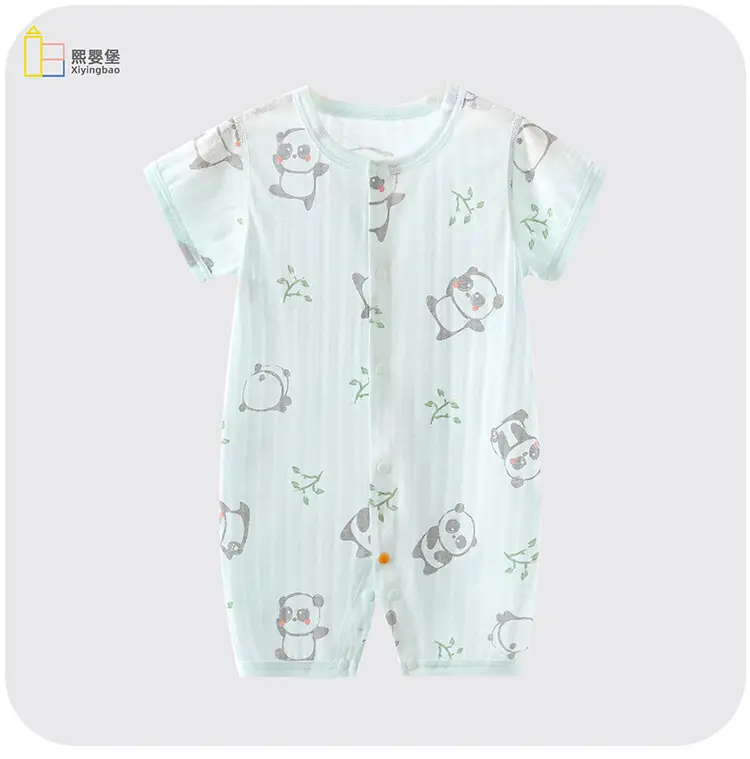 Baby Ice Oxygen Cotton Summer Romper Class A — feature 14