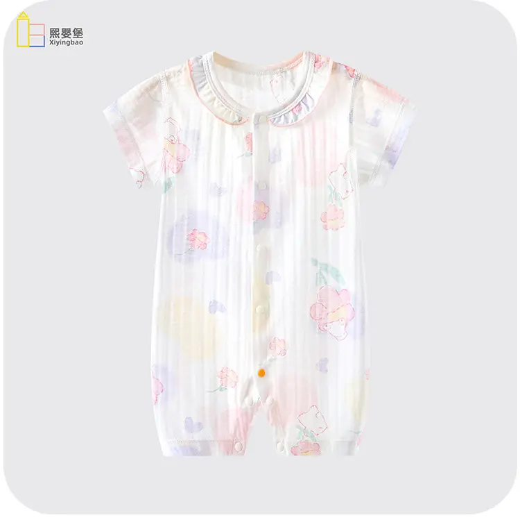 Baby Ice Oxygen Cotton Summer Romper Class A — feature 15