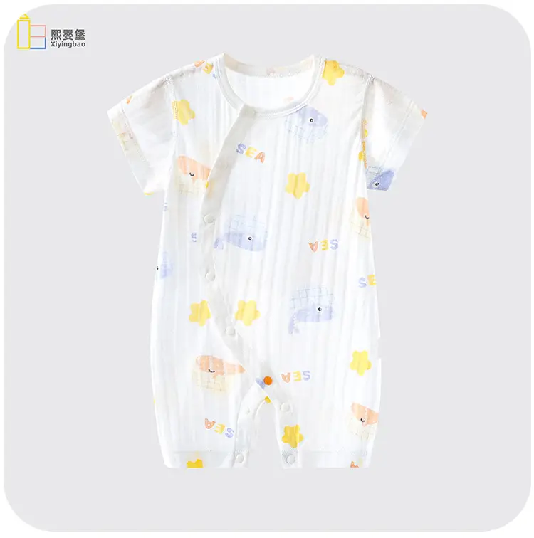 Baby Ice Oxygen Cotton Summer Romper Class A — feature 16