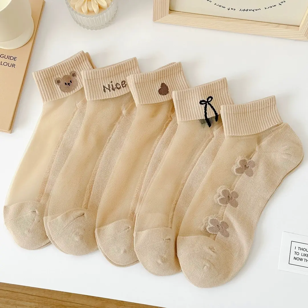 Socks Men's Short Socks Summer Mesh Low Stinker Absorbent Summer Thin Sports Breathable Low Mouth Lug Boat Socks