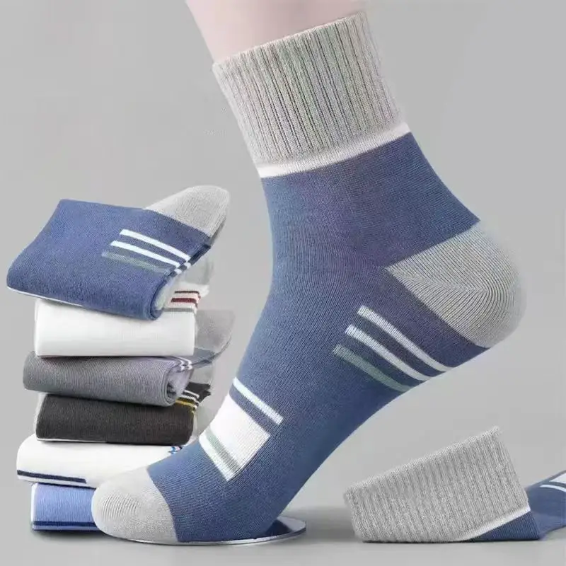 Socks Men's Short Socks Summer Mesh Low Stinker Absorbent Summer Thin Sports Breathable Low Mouth Lug Boat Socks