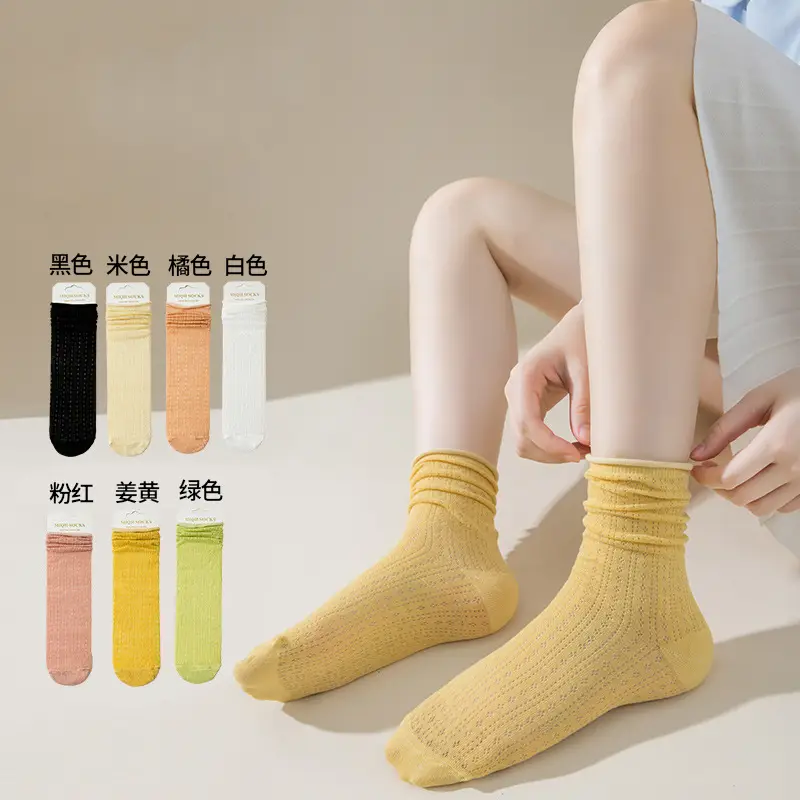 Socks Men's Short Socks Summer Mesh Low Stinker Absorbent Summer Thin Sports Breathable Low Mouth Lug Boat Socks
