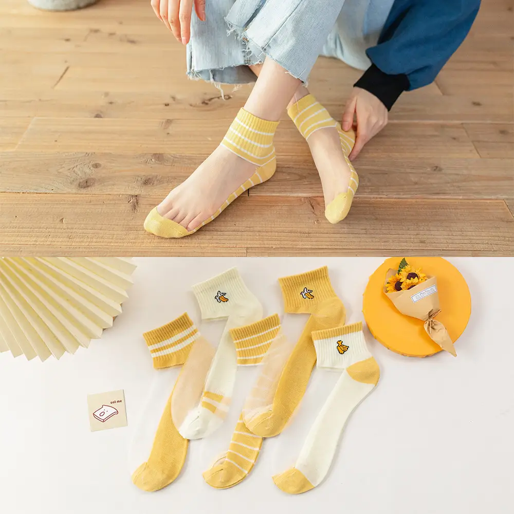 Socks Men's Short Socks Summer Mesh Low Stinker Absorbent Summer Thin Sports Breathable Low Mouth Lug Boat Socks