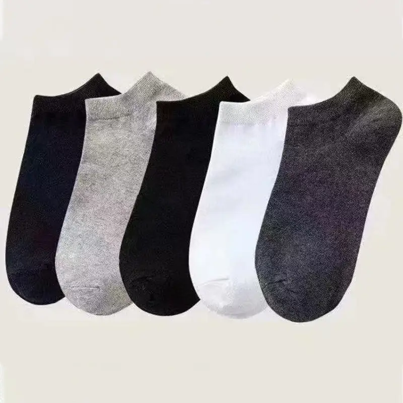 Socks Men's Short Socks Summer Mesh Low Stinker Absorbent Summer Thin Sports Breathable Low Mouth Lug Boat Socks