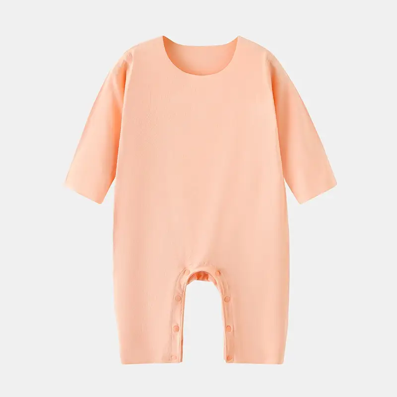 Baby Long Sleeve Pajama Light Green Modal - Image 6