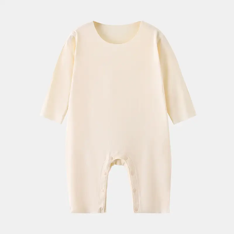 Baby Long Sleeve Pajama Light Green Modal - Image 7