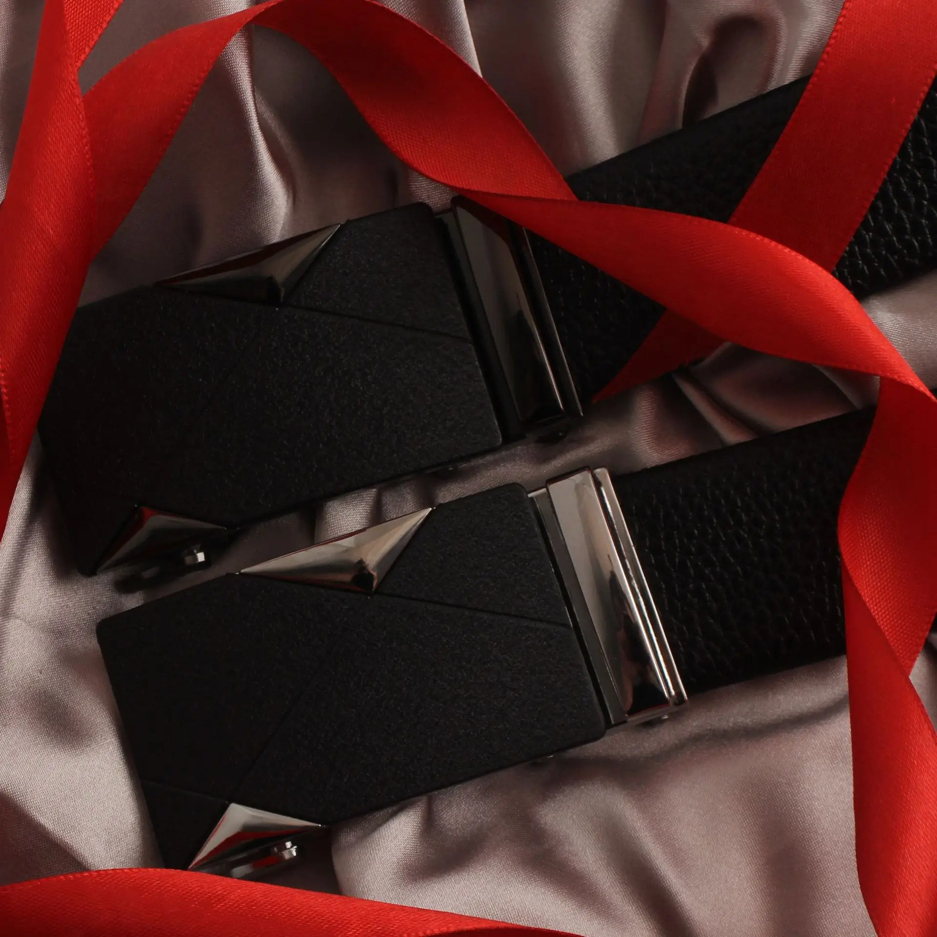 Hongsheng Men's Black Leather Belt with Automatic Buckle β feature 6